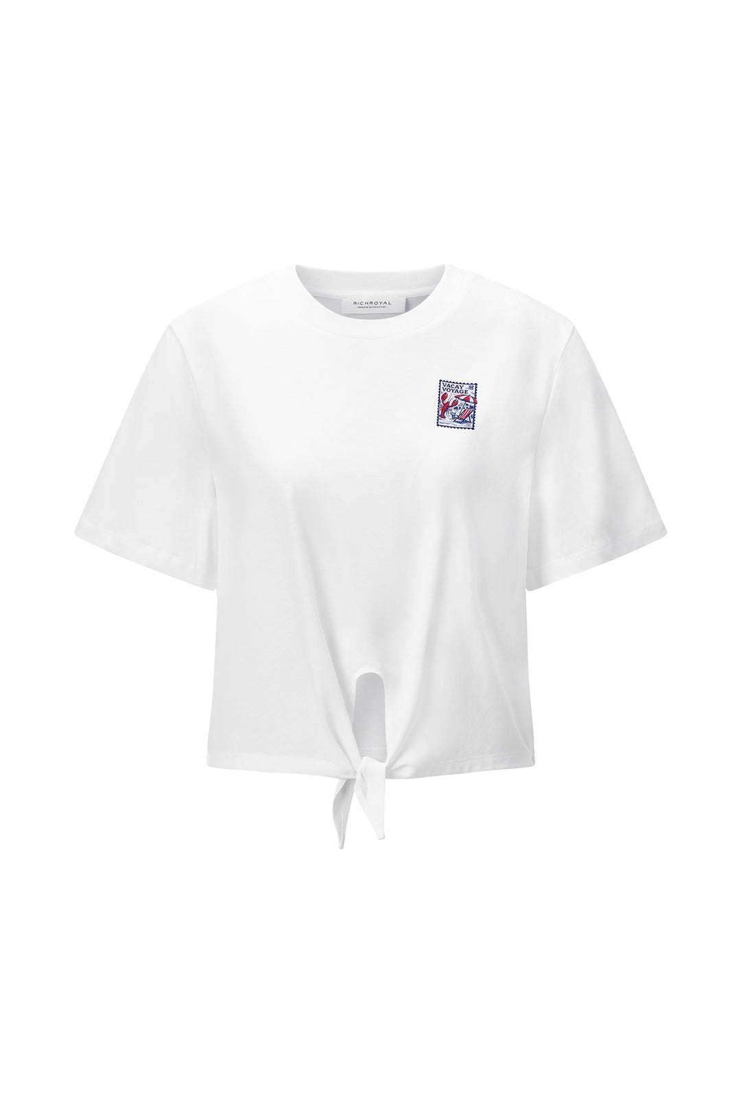 Knot T-Shirt with Print, white 100 Bild 1