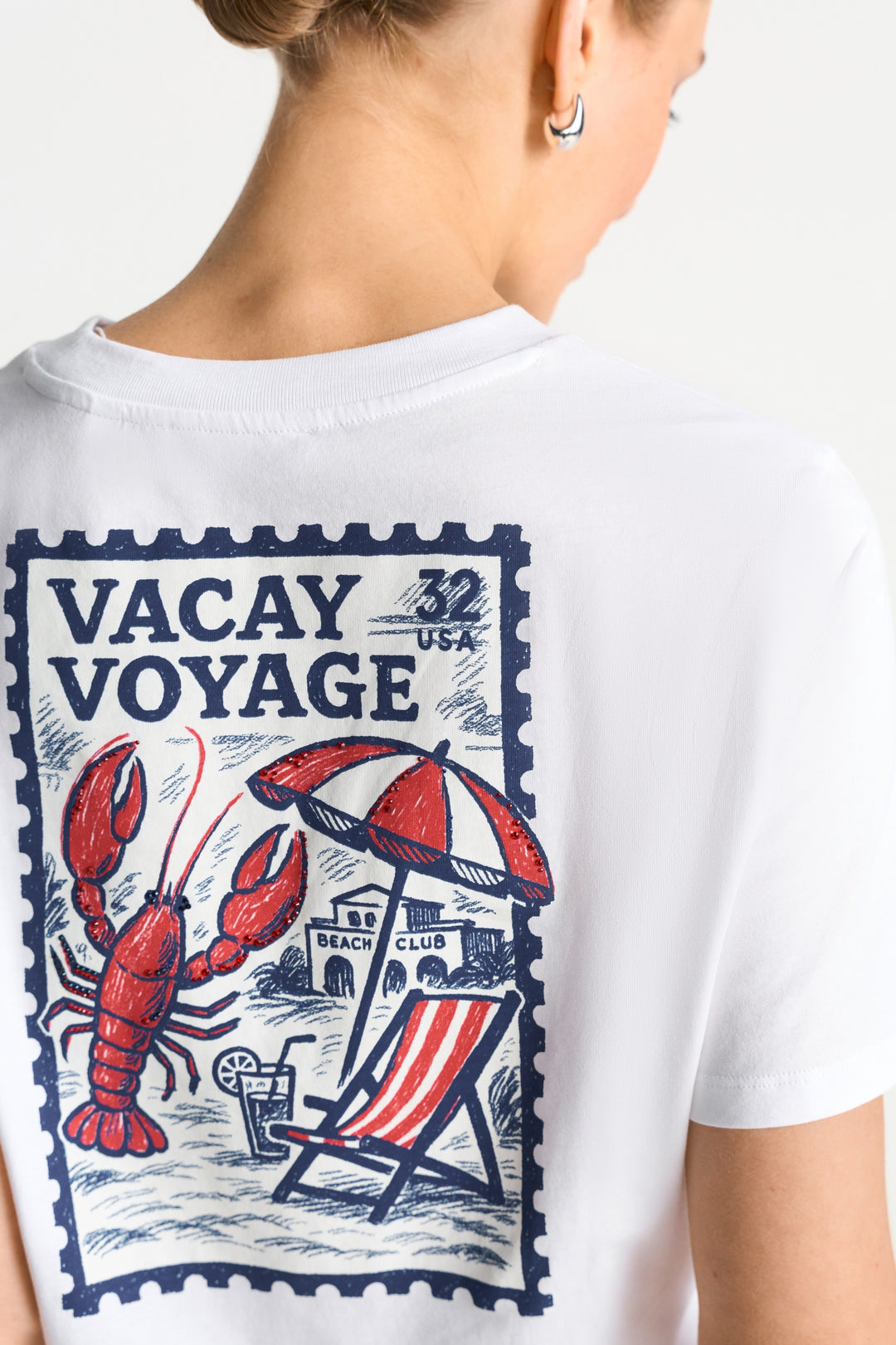 Knot T-Shirt with Print, white 100 Bild 5