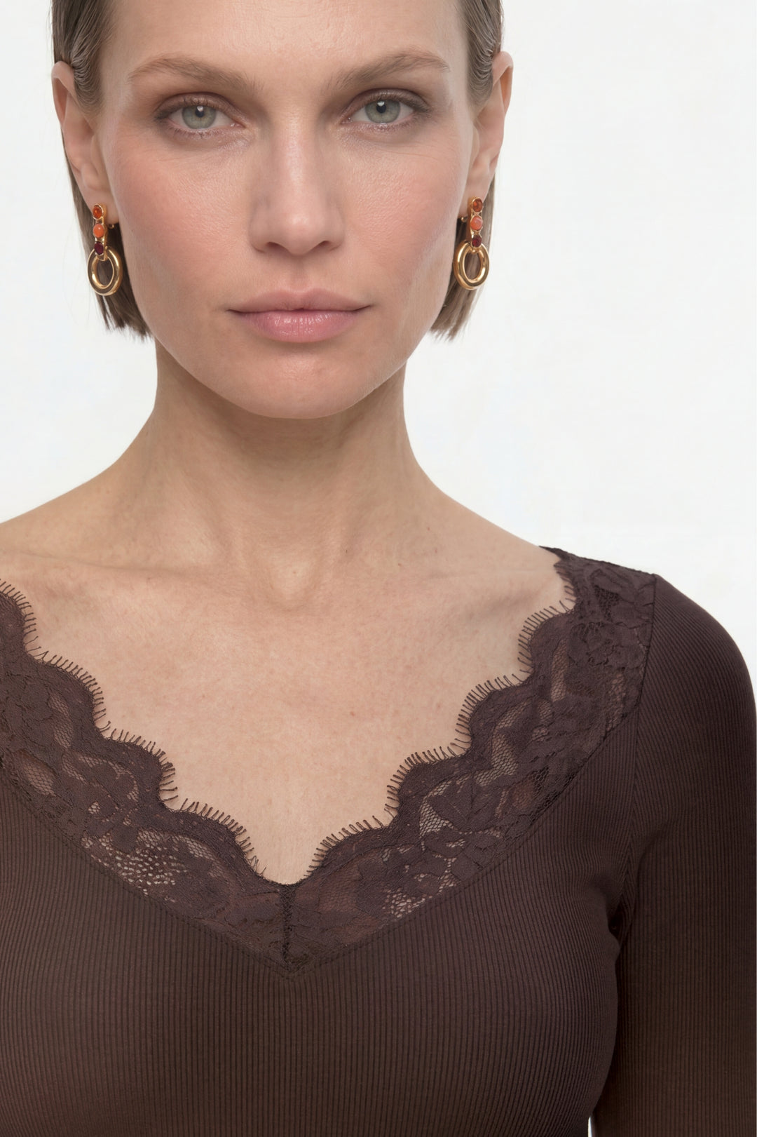 Lace Longsleeve, chocolate torte 298 Bild 5