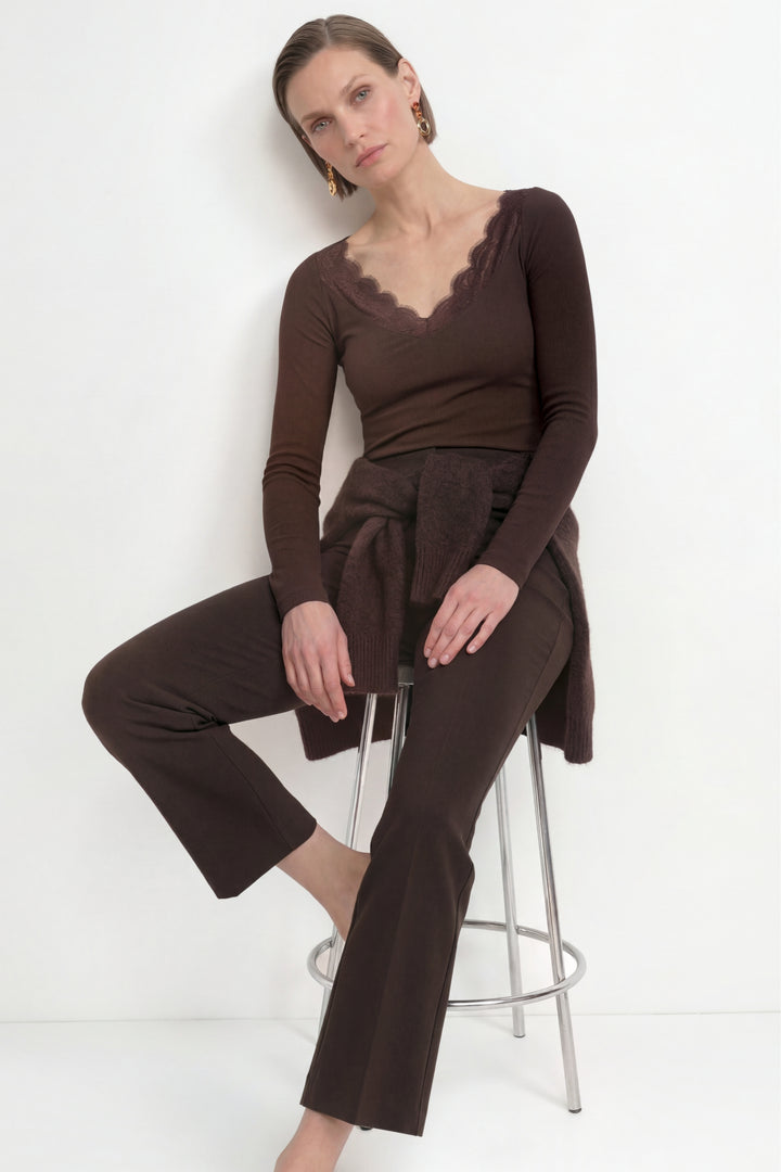 Lace Longsleeve, chocolate torte 298 Bild 6