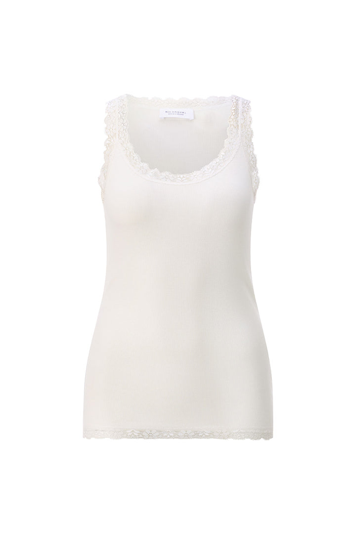 Lace Top, pearl white 113 Bild 1