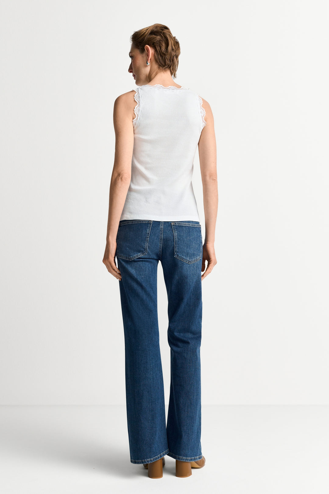 Lace Top, pearl white 113 Bild 4