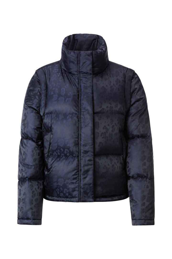 Leo jacquard puffer sustainable, midnight blue 781 Bild 1
