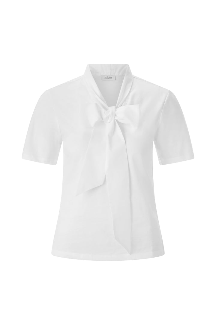 Mat Mix T-Shirt with Bow, white 100 Bild 1