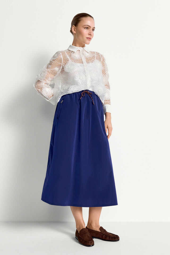 Midi Skirt with Details, midnight blue 781 Bild 2