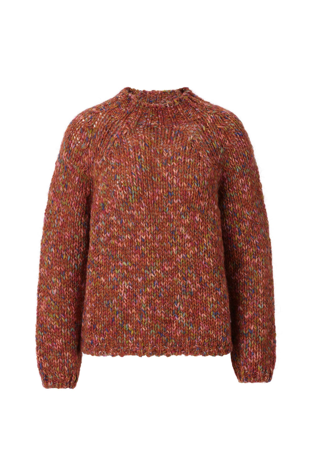 Multicoloured Mock Neck, urban ember 349 Bild 1
