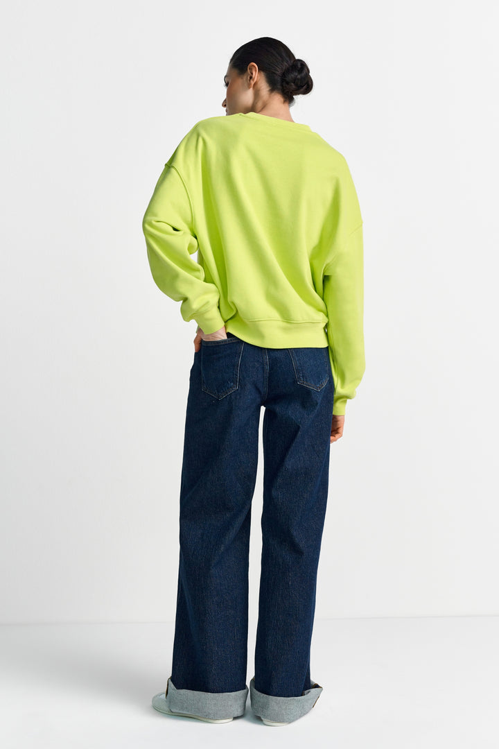 O Oversized Sweater, urban lime 395 Bild 4