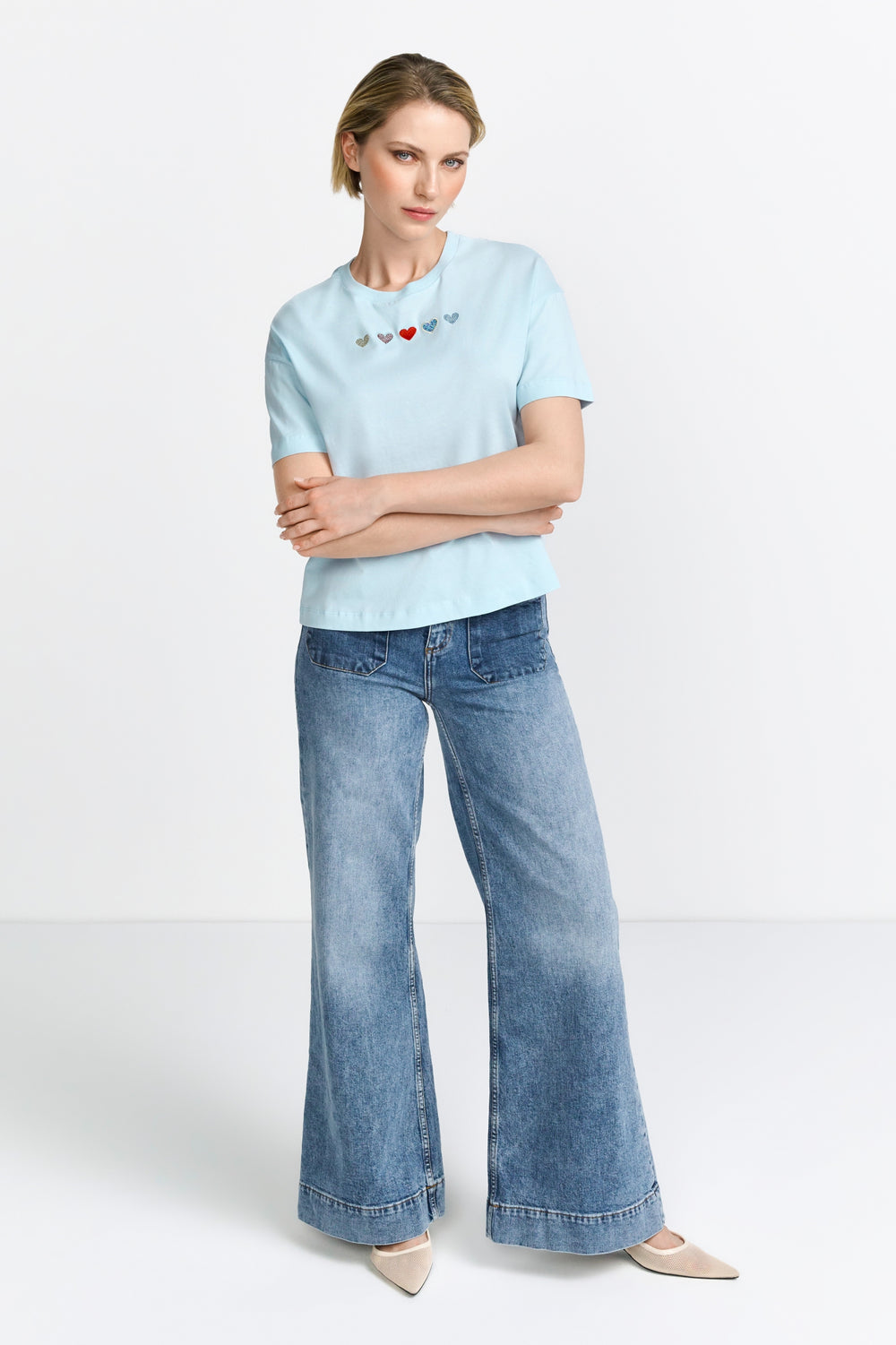 Organic Contemporary Shirt, light aqua 735 Bild 2