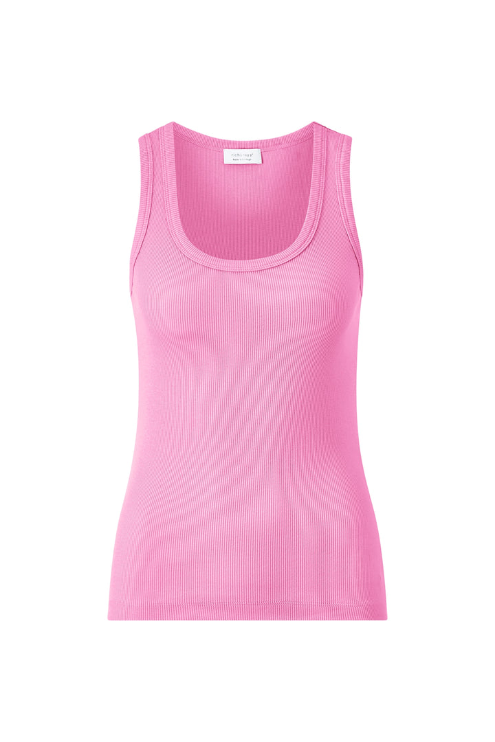 Organic Rib Tank Top, bubblegum pink 528 Bild 1