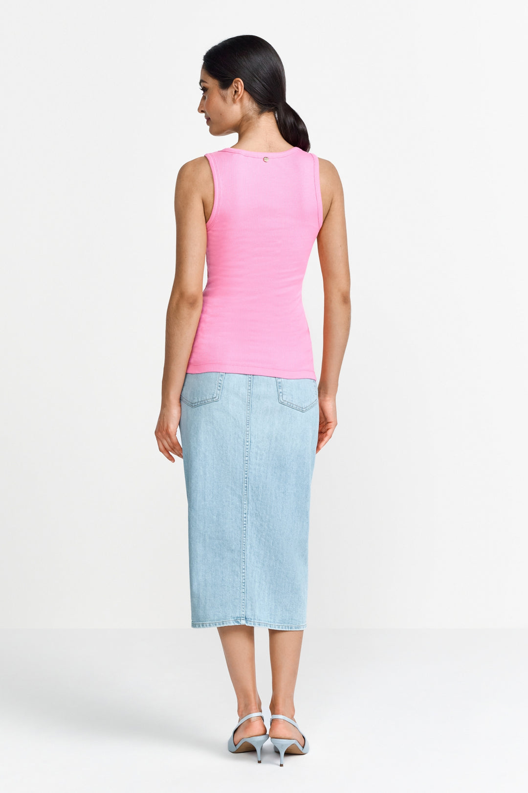 Organic Rib Tank Top, bubblegum pink 528 Bild 4