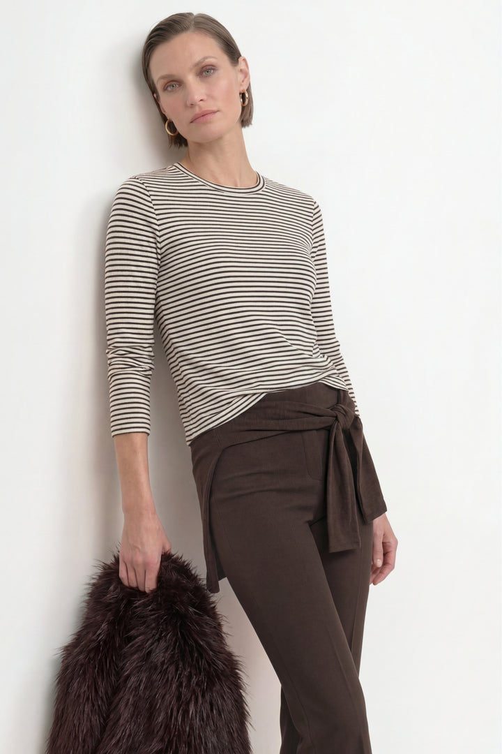 Organic Sparkle Striped Longsleeve, chocolate torte 298 Bild 3