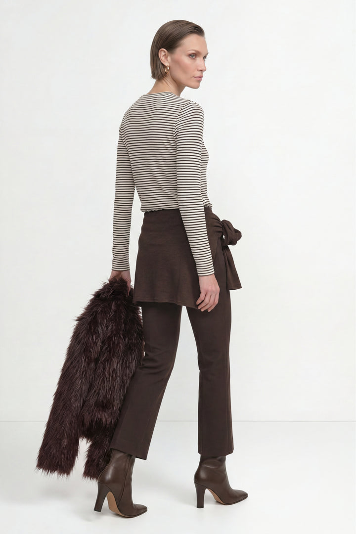 Organic Sparkle Striped Longsleeve, chocolate torte 298 Bild 4