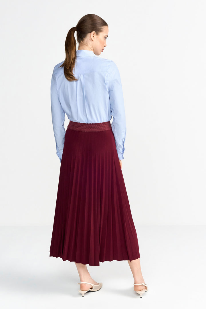 Plissee skirt recycled, ruby glow 599 Bild 3