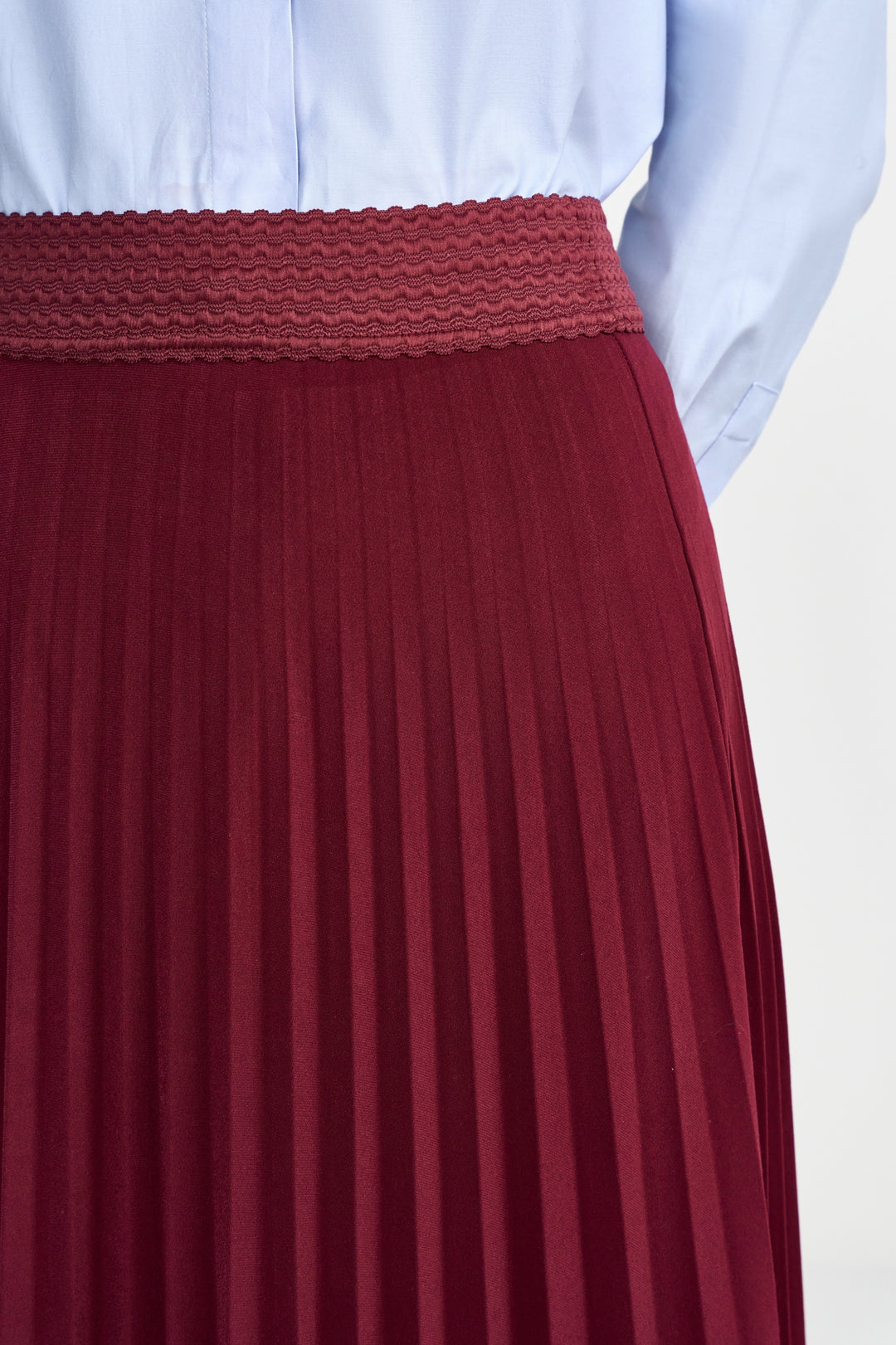 Plissee skirt recycled, ruby glow 599 Bild 4