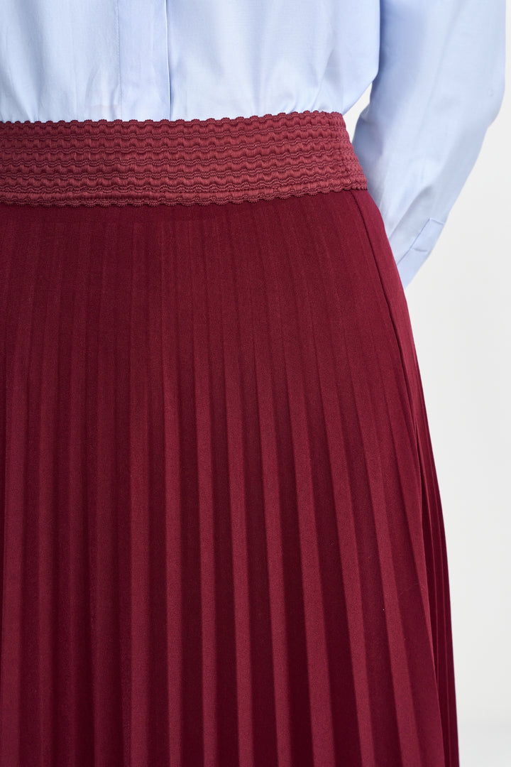 Plissee skirt recycled, ruby glow 599 Bild 4