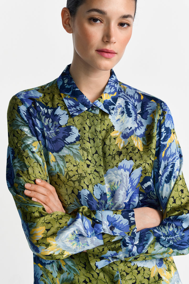 Printed Blouse, urban lime 395 Bild 5