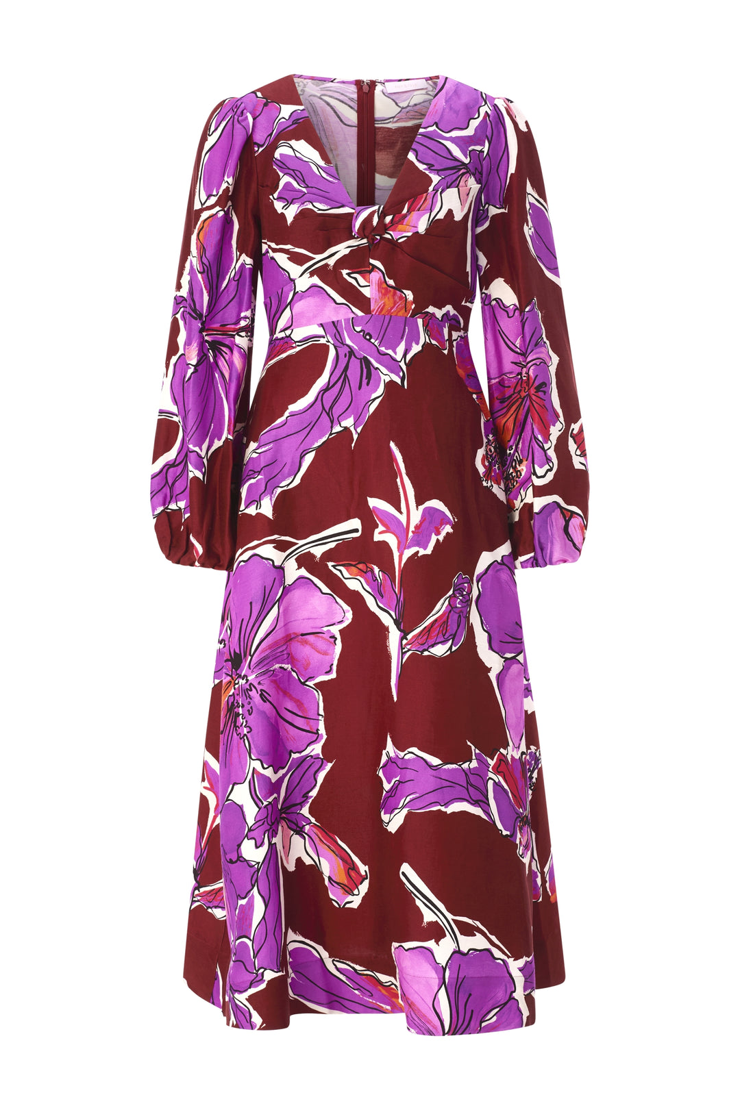 Printed Maxi Dress, soft orchid 642 Bild 1