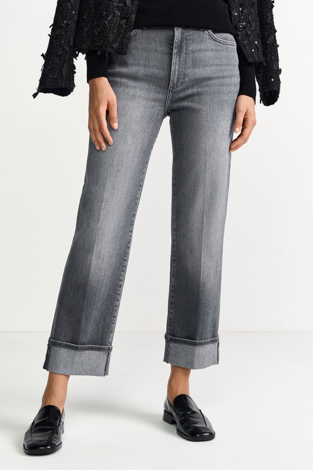 Relaxed Grey Roll-Up Denim, denim grey 800 Bild 3