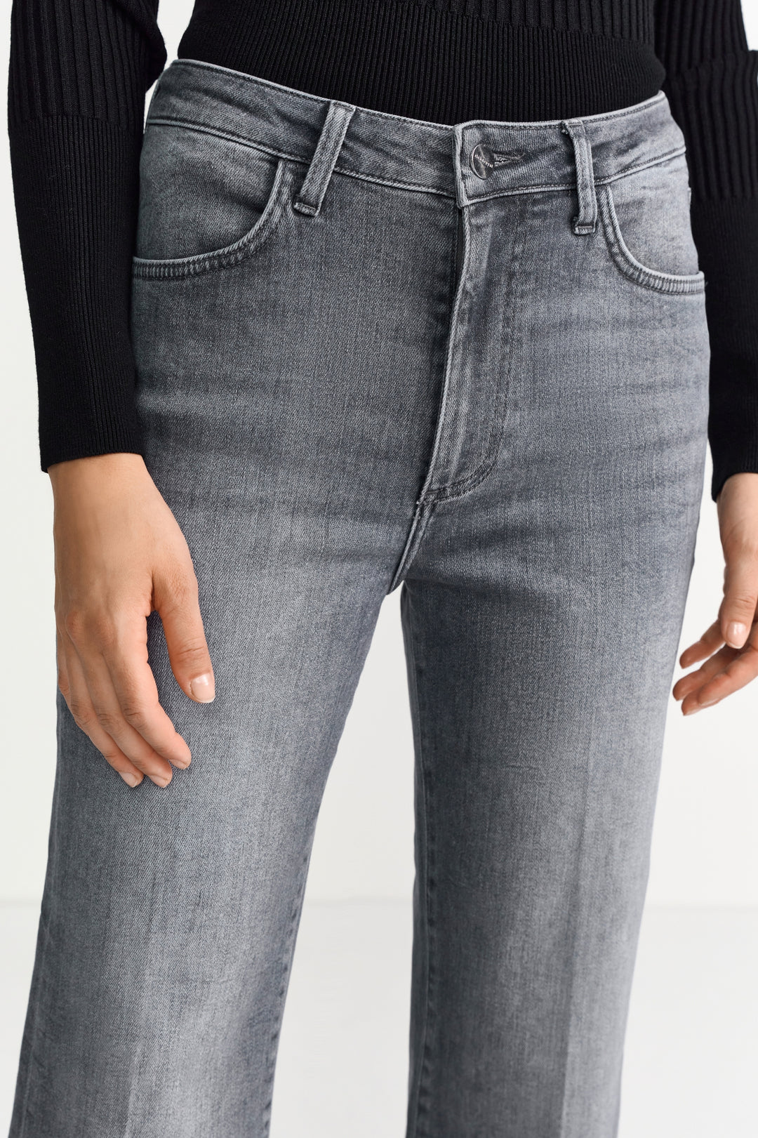 Relaxed Grey Roll-Up Denim, denim grey 800 Bild 5