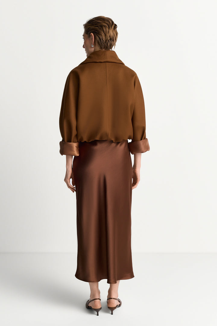 Satin Midi Skirt, hazel 279 Bild 4