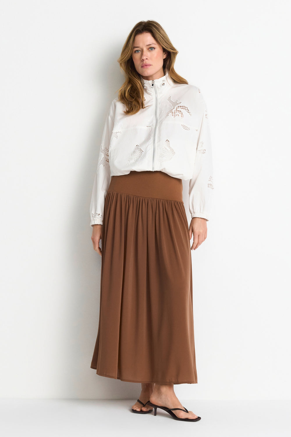 Scuba Mini Peplum Skirt, coconut bark 281 Bild 2