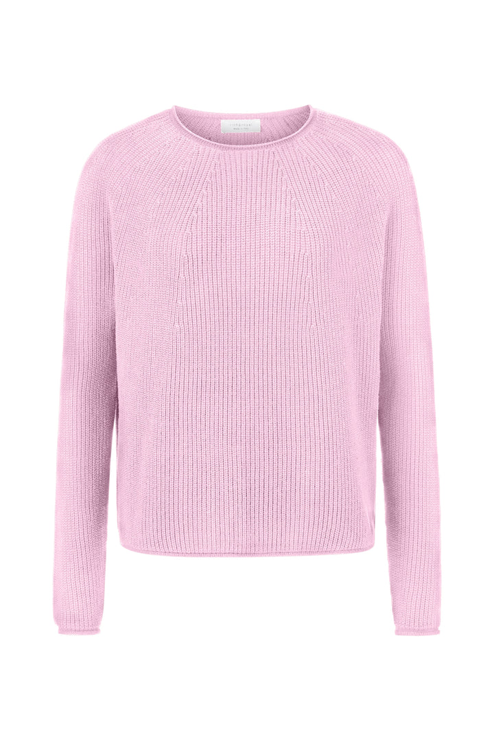 Seamless Crew-neck Half Cardigan, soft orchid 642 Bild 1