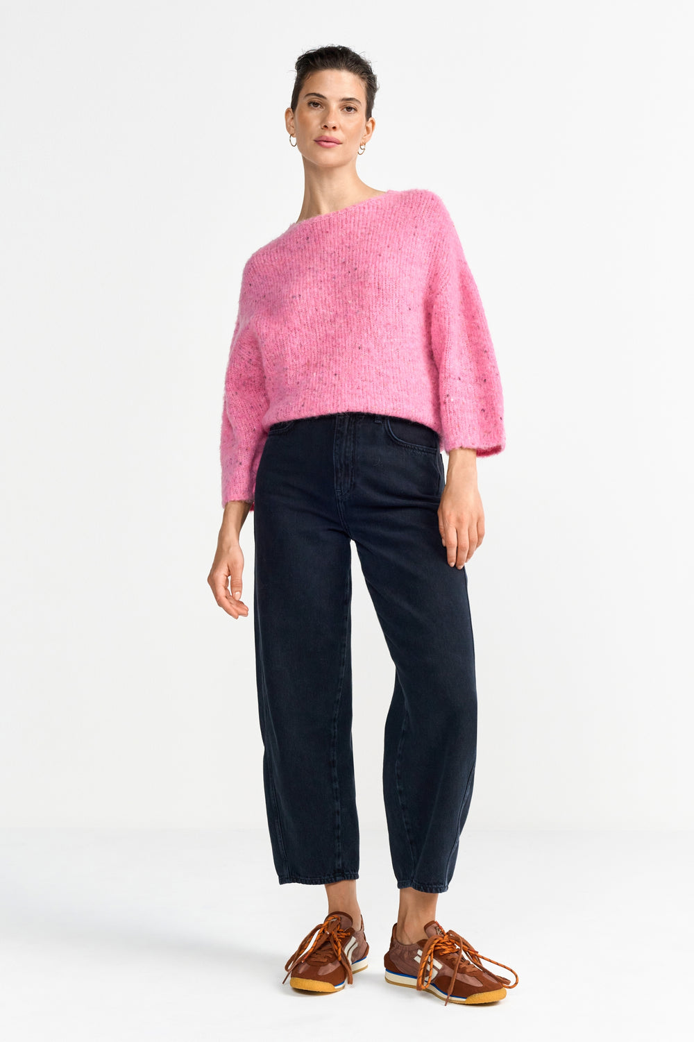 Seamless Neps Yarn Crew, pink radiance 663 Bild 2