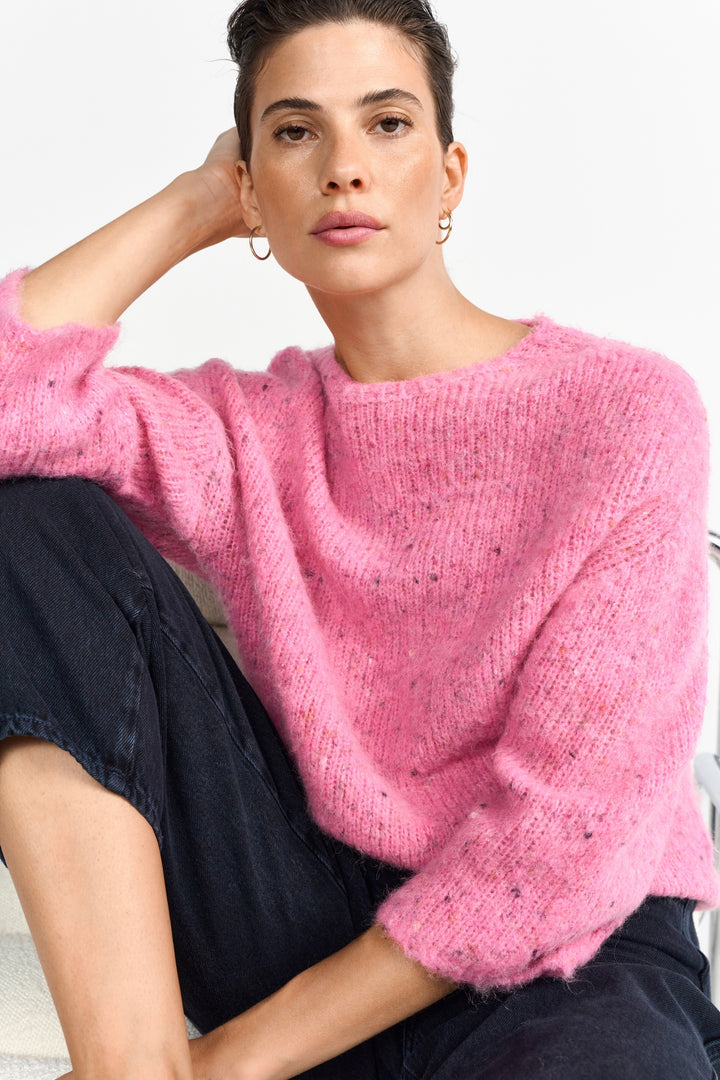 Seamless Neps Yarn Crew, pink radiance 663 Bild 3