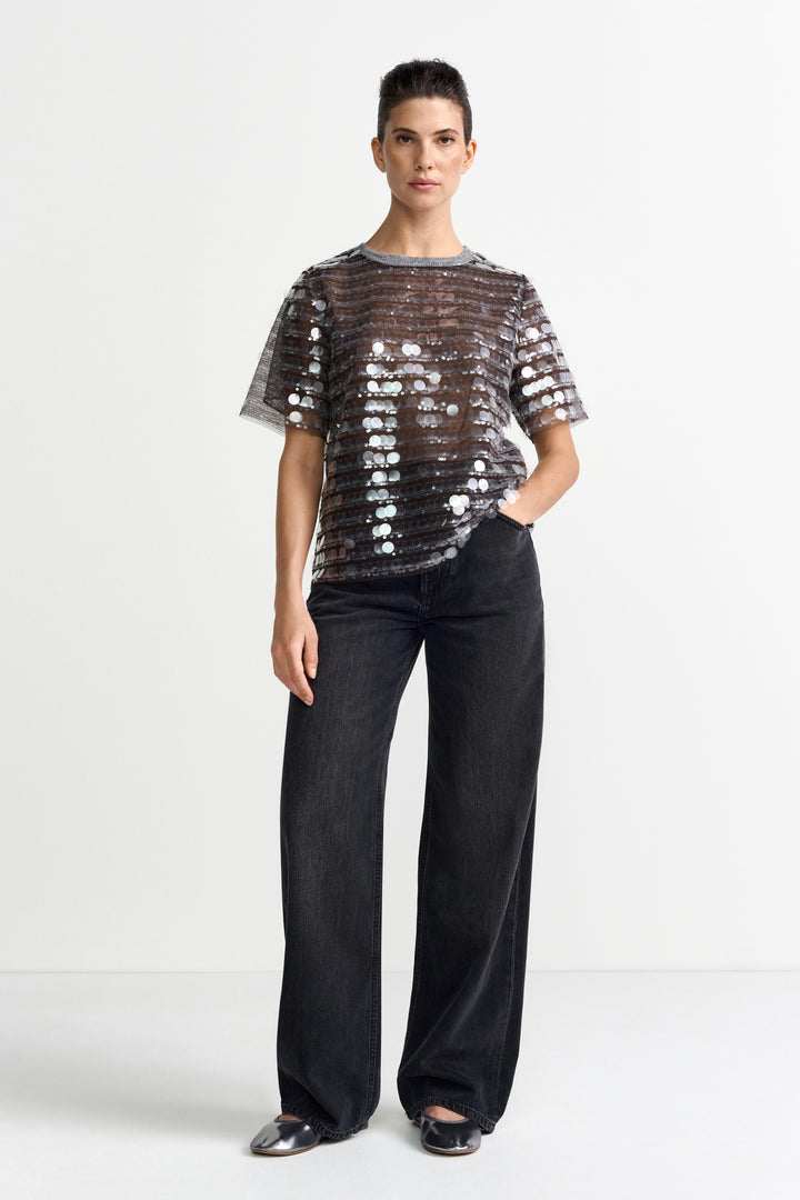 Sequin Shirt, grey melangé 845 Bild 2