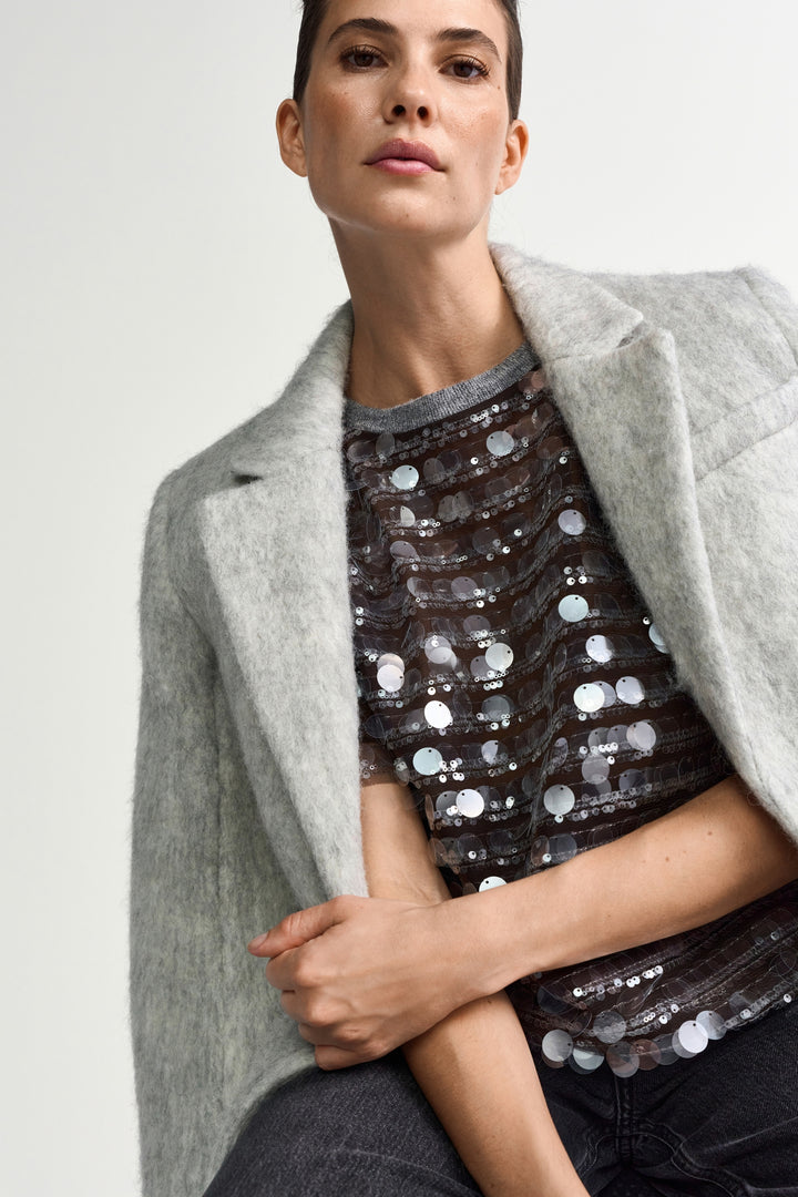 Sequin Shirt, grey melangé 845 Bild 6
