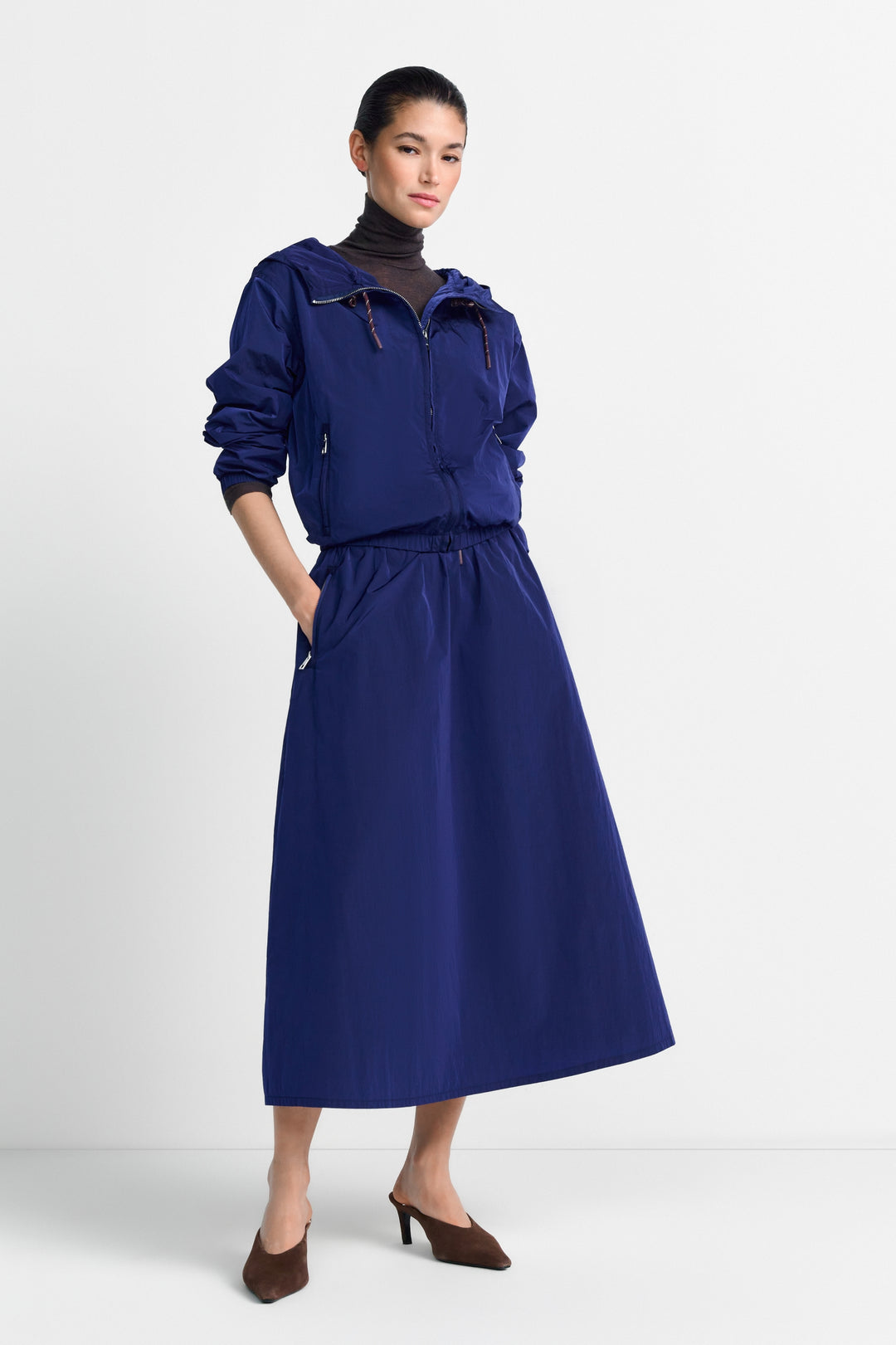 Short Hooded Wind Breaker, midnight blue 781 Bild 2