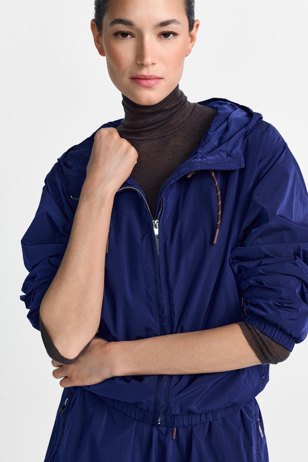 Short Hooded Wind Breaker, midnight blue 781 Bild 3