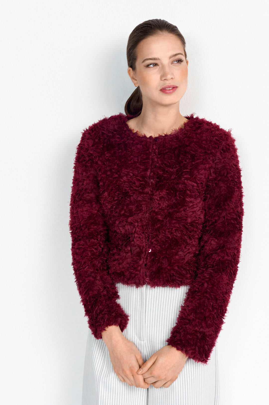 Short Lace Jacket, ruby glow 599 Bild 3