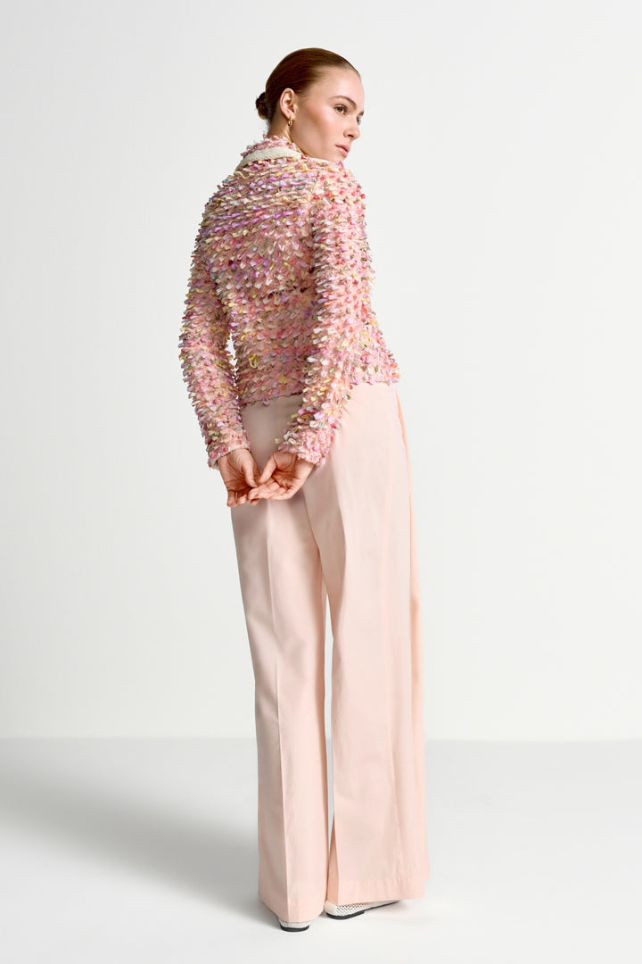 Short multi color loop jacket, soft papaya 305 Bild 4