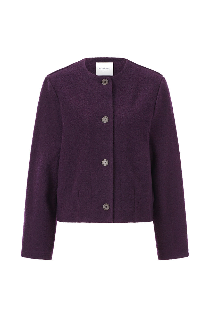 Short Wool Jacket, mulberry 686 Bild 1