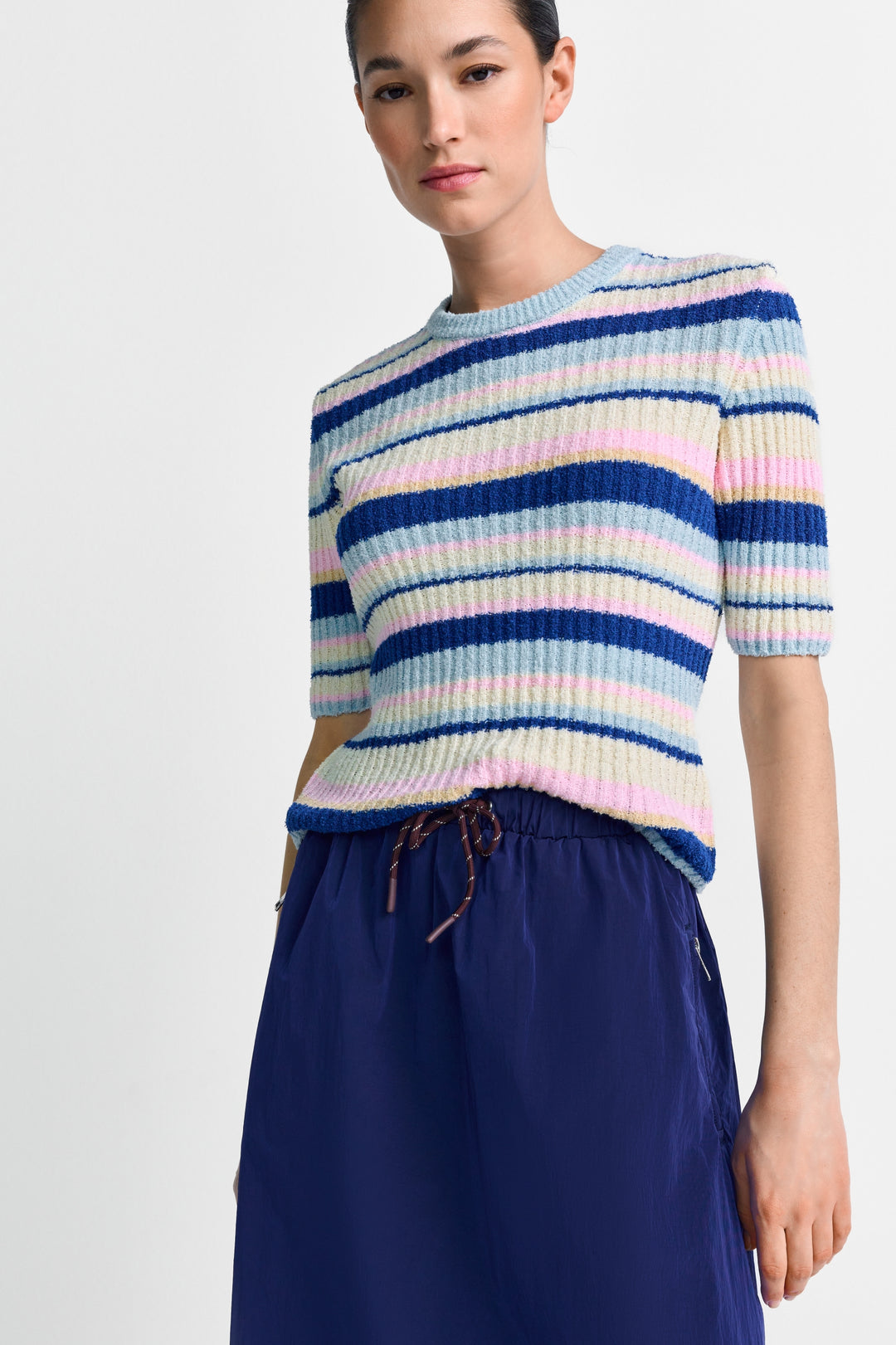 Striped Short Sleeved Crew-Neck, original 999 Bild 3