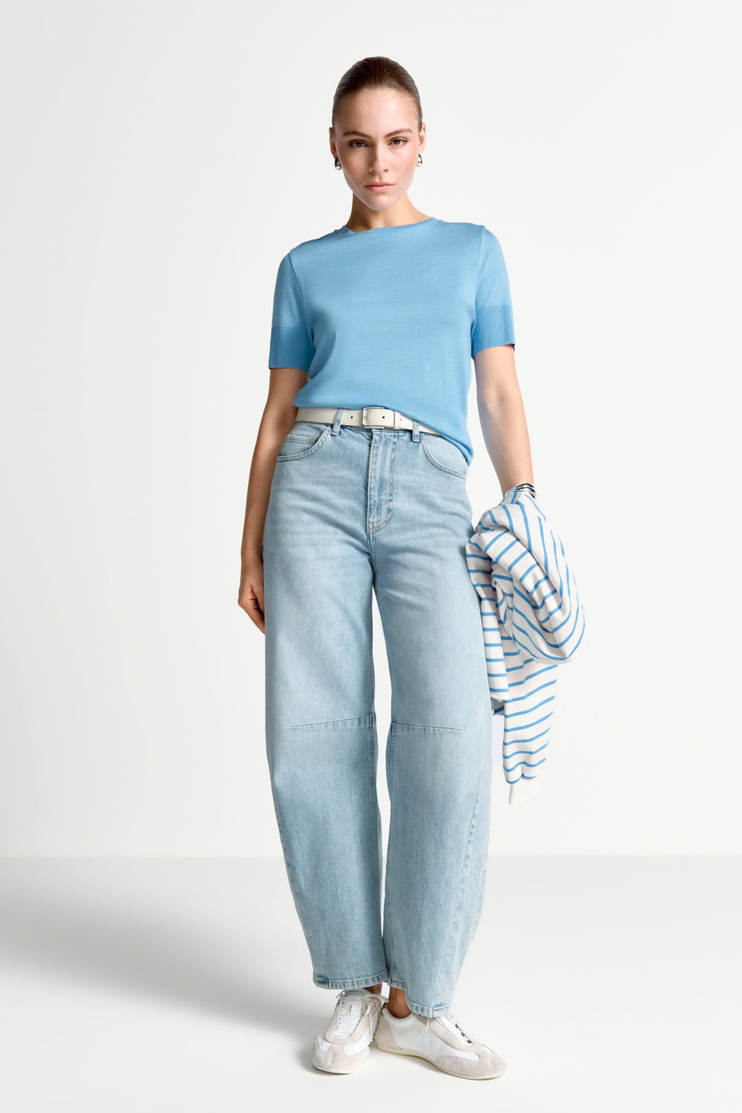 T Fineknit Shirt, sailor sky 732 Bild 2