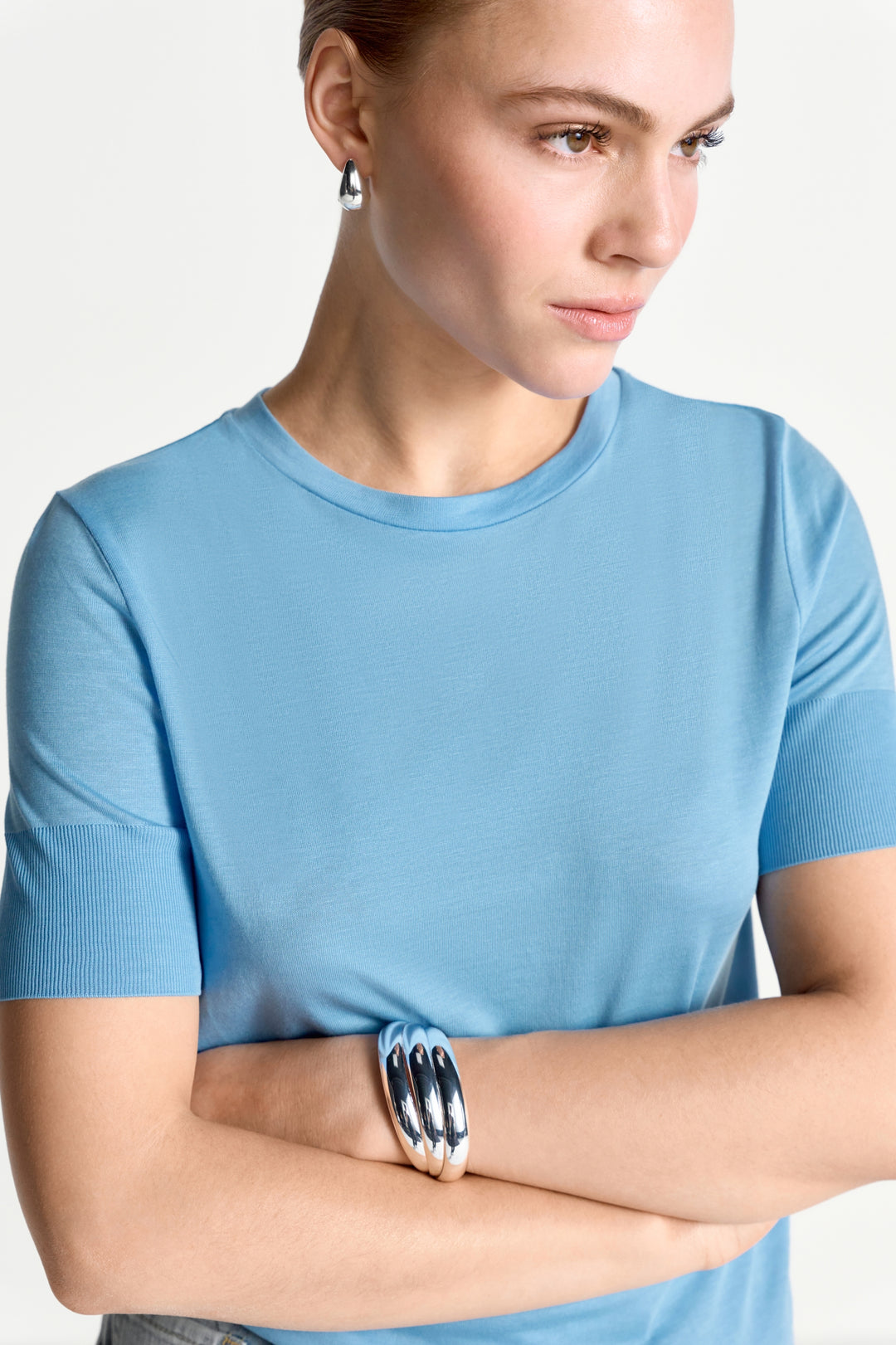 T Fineknit Shirt, sailor sky 732 Bild 5