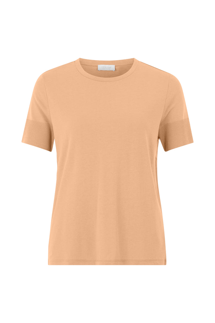 T Fineknit Shirt, soft papaya 305 Bild 1