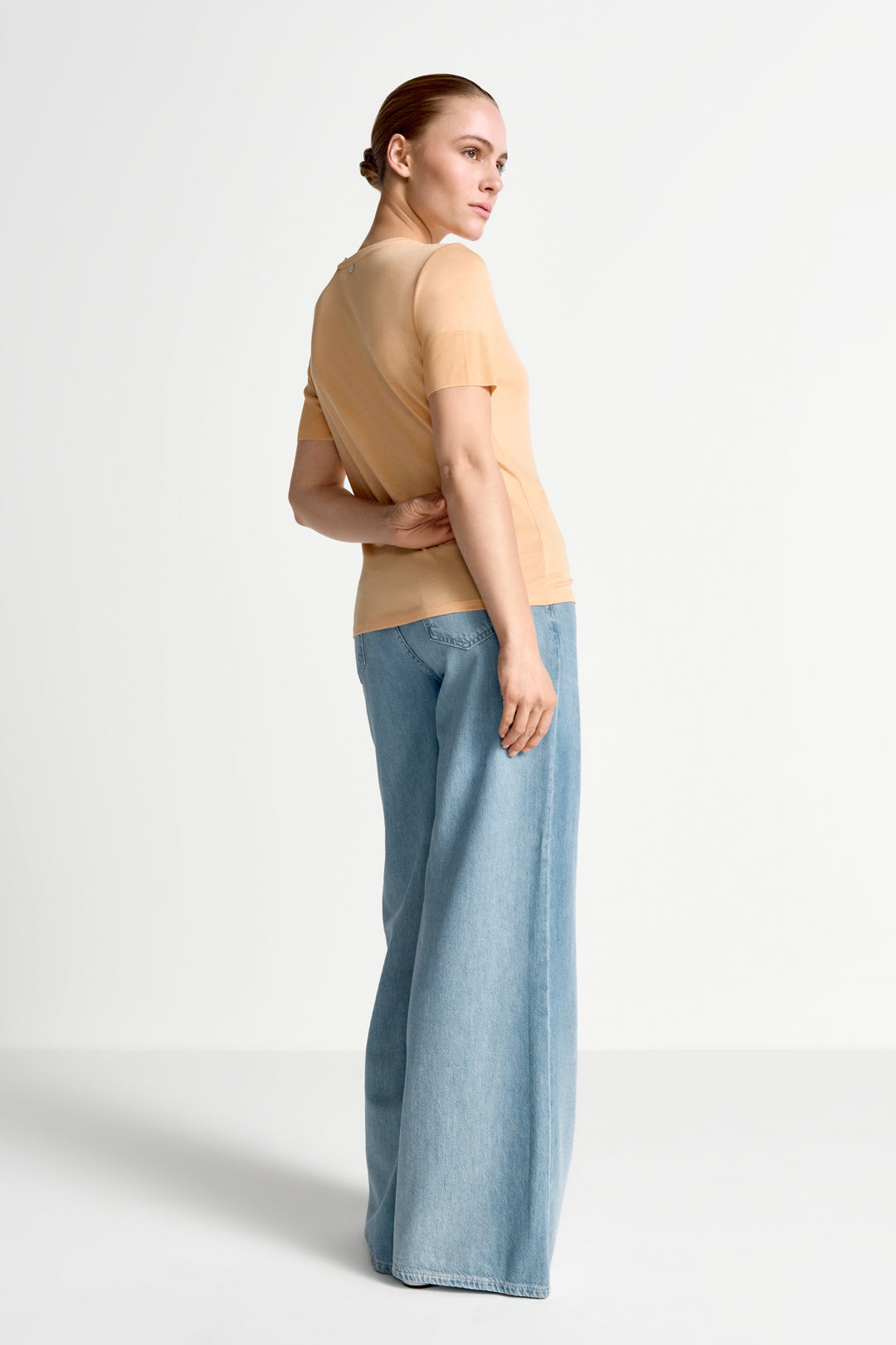 T Fineknit Shirt, soft papaya 305 Bild 4