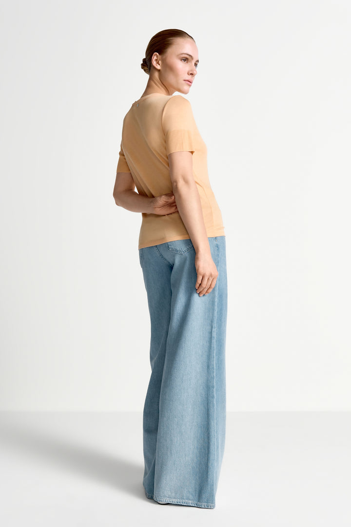 T Fineknit Shirt, soft papaya 305 Bild 4