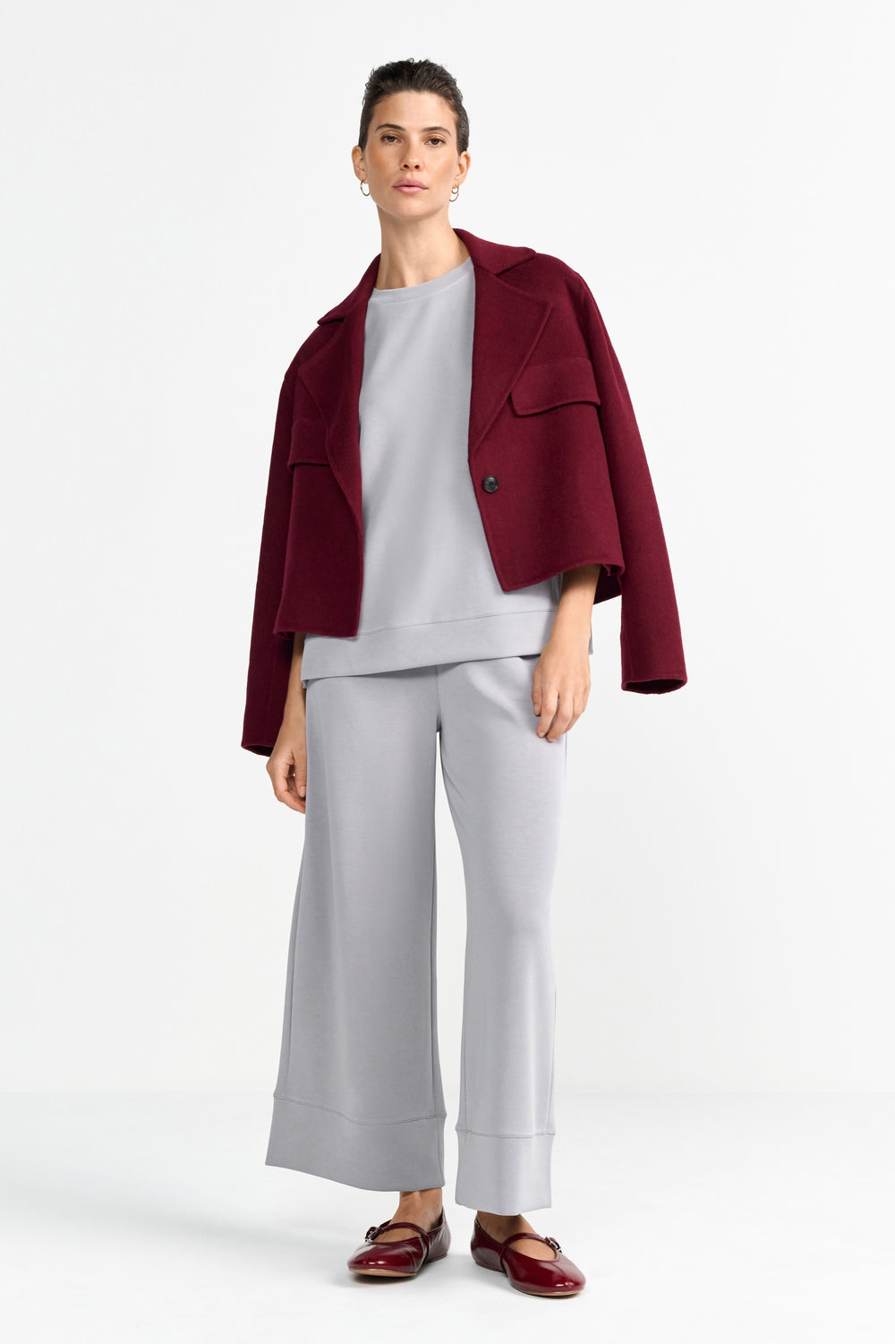 T Peached Shirt, silver mist 844 Bild 2