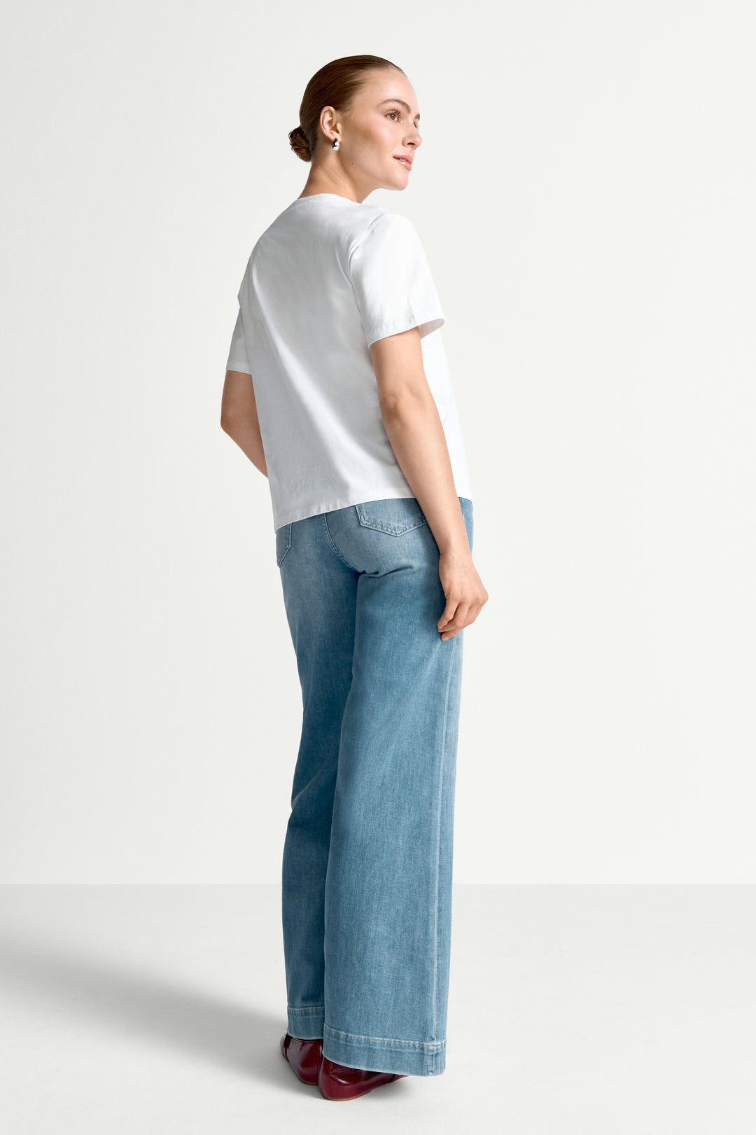 T-Shirt with Hearts, white 100 Bild 4