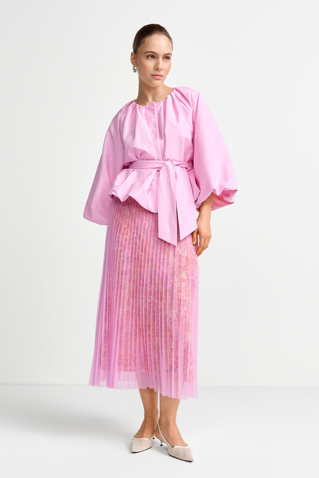 Tulle plissee skirt, soft orchid 642 Bild 2