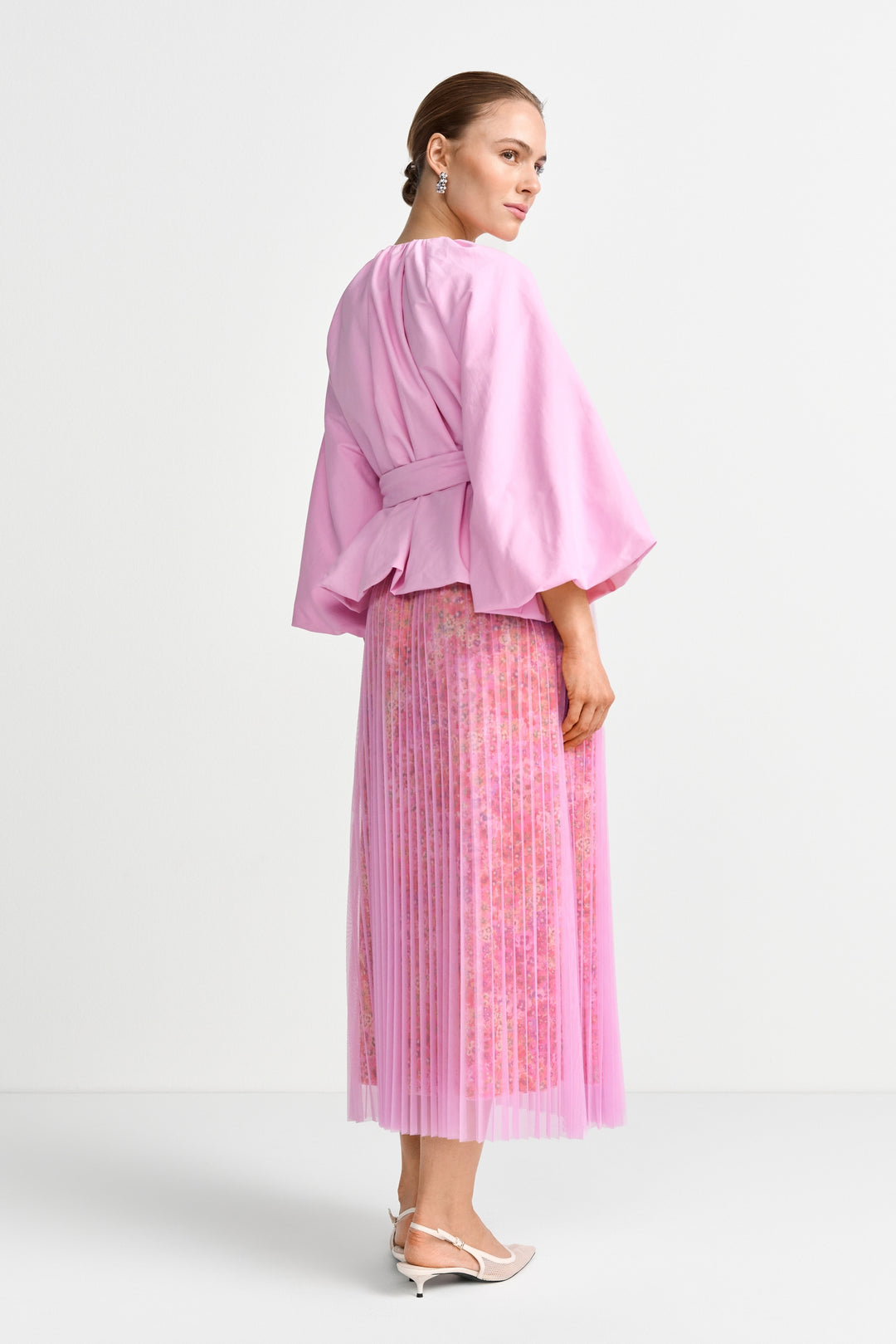 Tulle plissee skirt, soft orchid 642 Bild 4