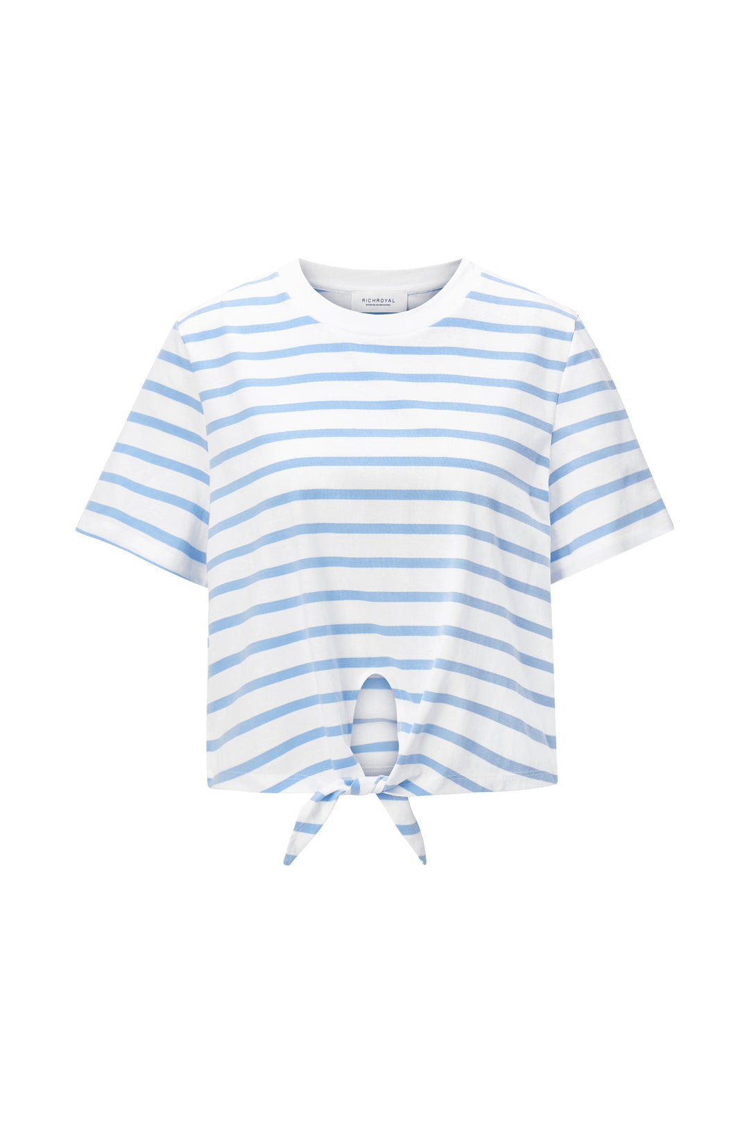 Washed Striped T-Shirt, white 100 Bild 1