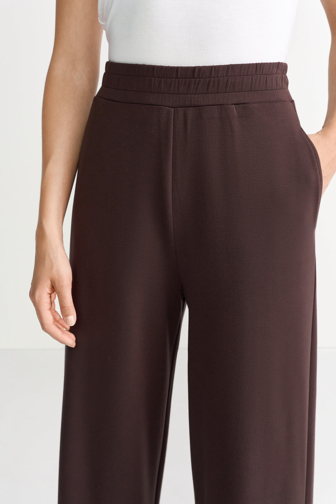 Wide Leg Jogger, dark chocolate 285 Bild 5