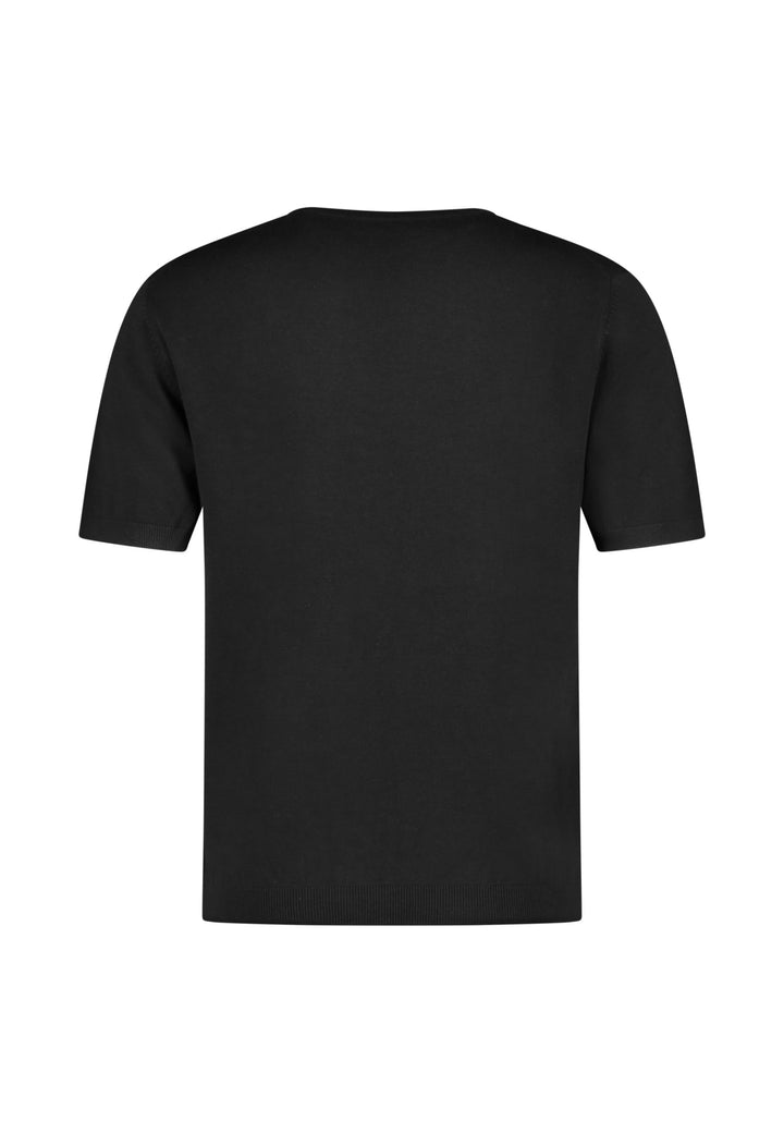 HERREN-PULLOVER 1/1 ARM, BLACK A001 Bild 2