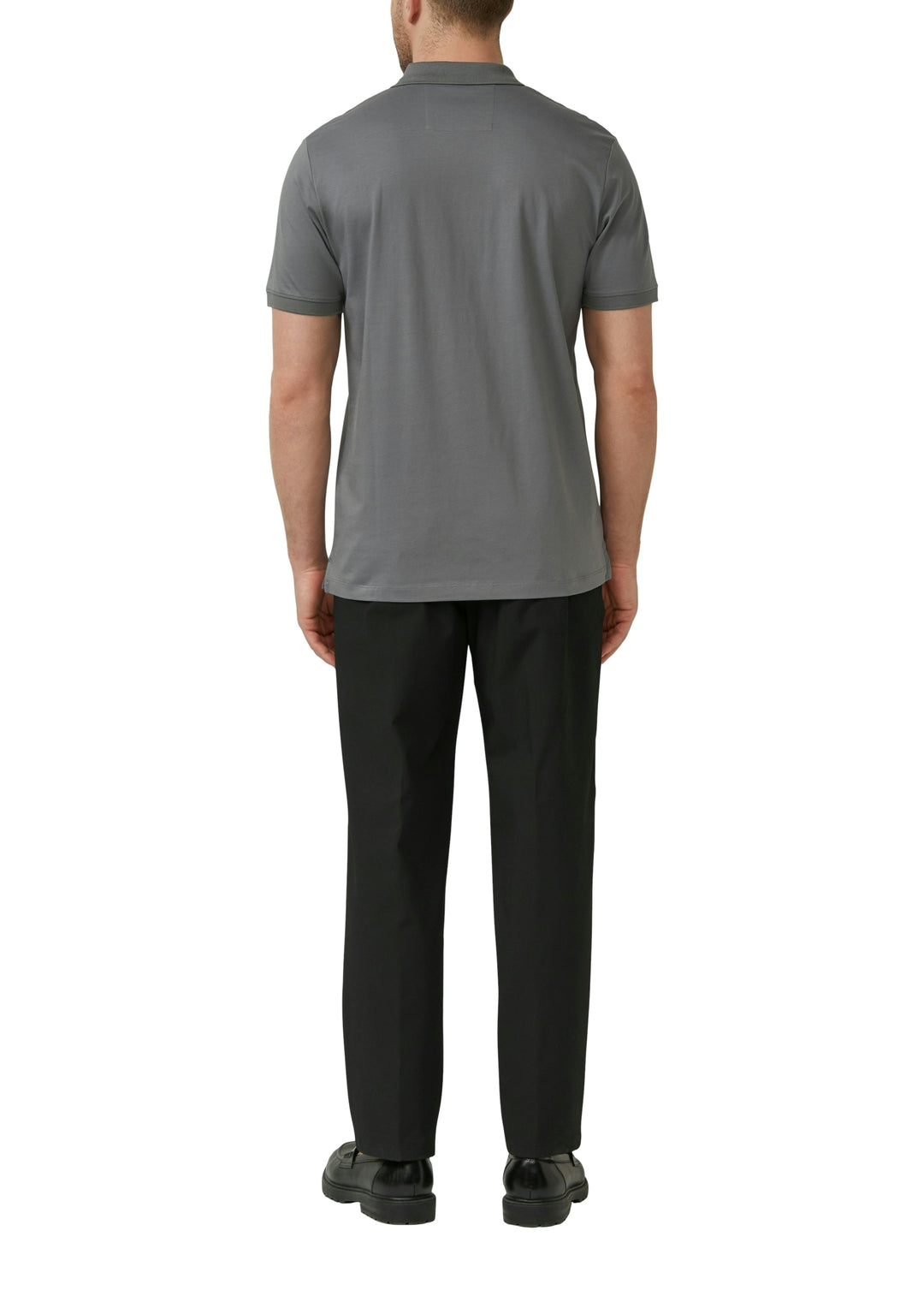 Polo-Shirt, GREY/BLACK 9839 Bild 7