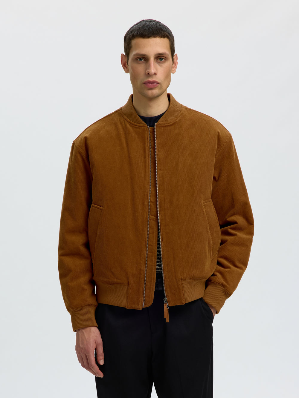 SLMDANIEL PADDED CORDEROY JKT, Monks Robe 186645 Bild 2